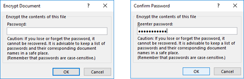 Enter a password