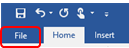 Select File from Ribbon