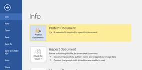 Protected document